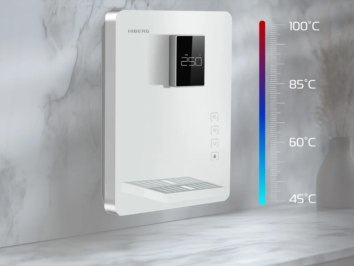 Преимущество Диспенсер для воды HIBERG DW 500 GW - Четыре режима нагрева