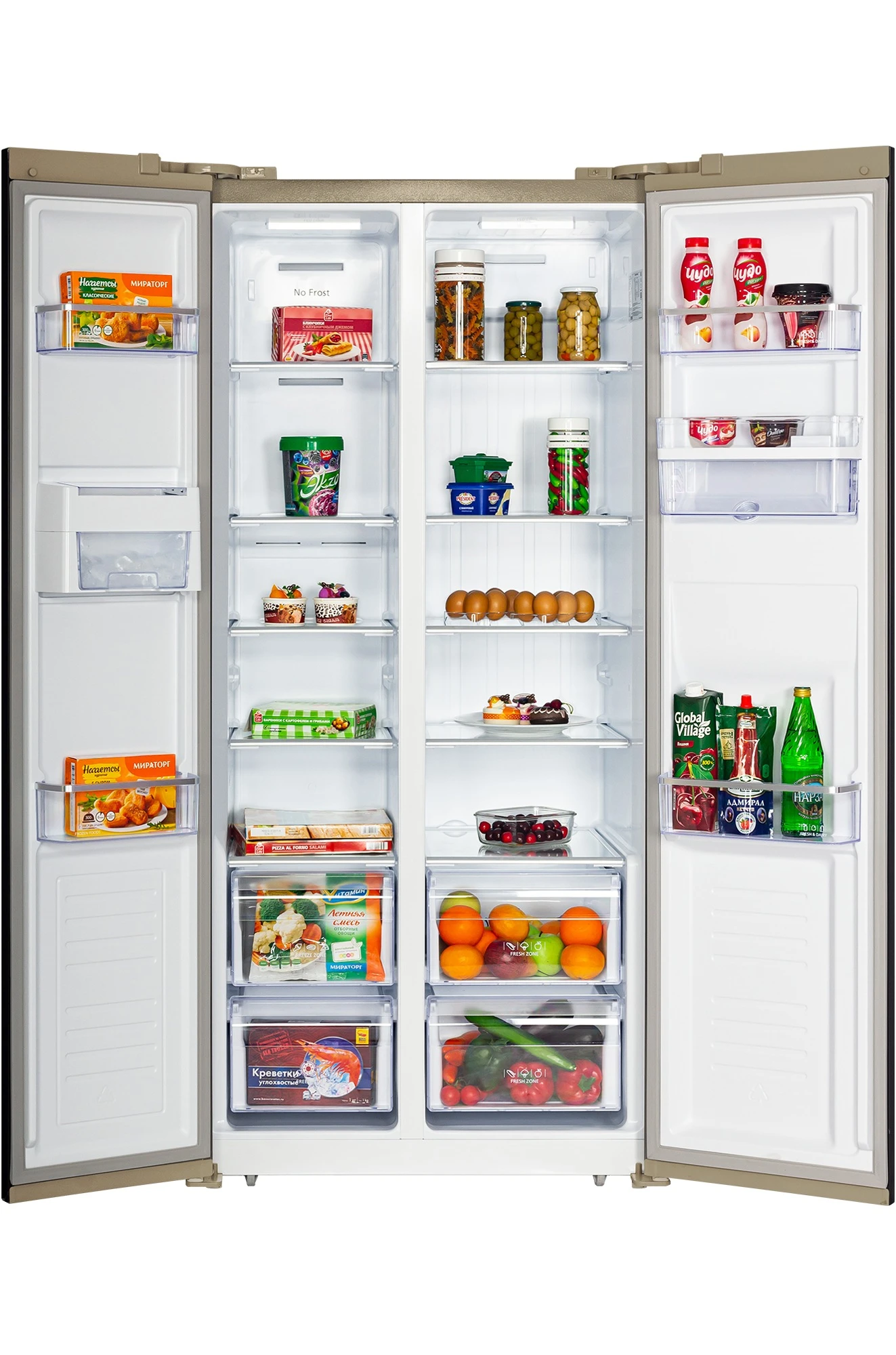  Холодильник HIBERG RFS-484DX NFY