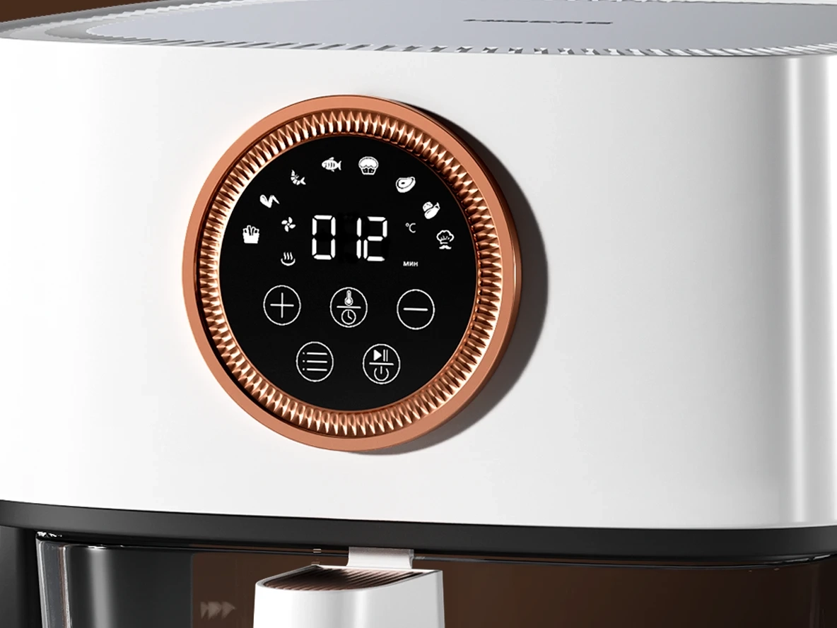 Преимущество Аэрогриль HIBERG GF 400 GW - Сенсорное управление 