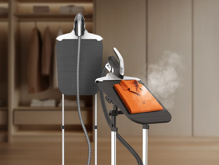 Преимущество Отпариватель для одежды HIBERG GS 6000 B - Поворотная гладильная доска