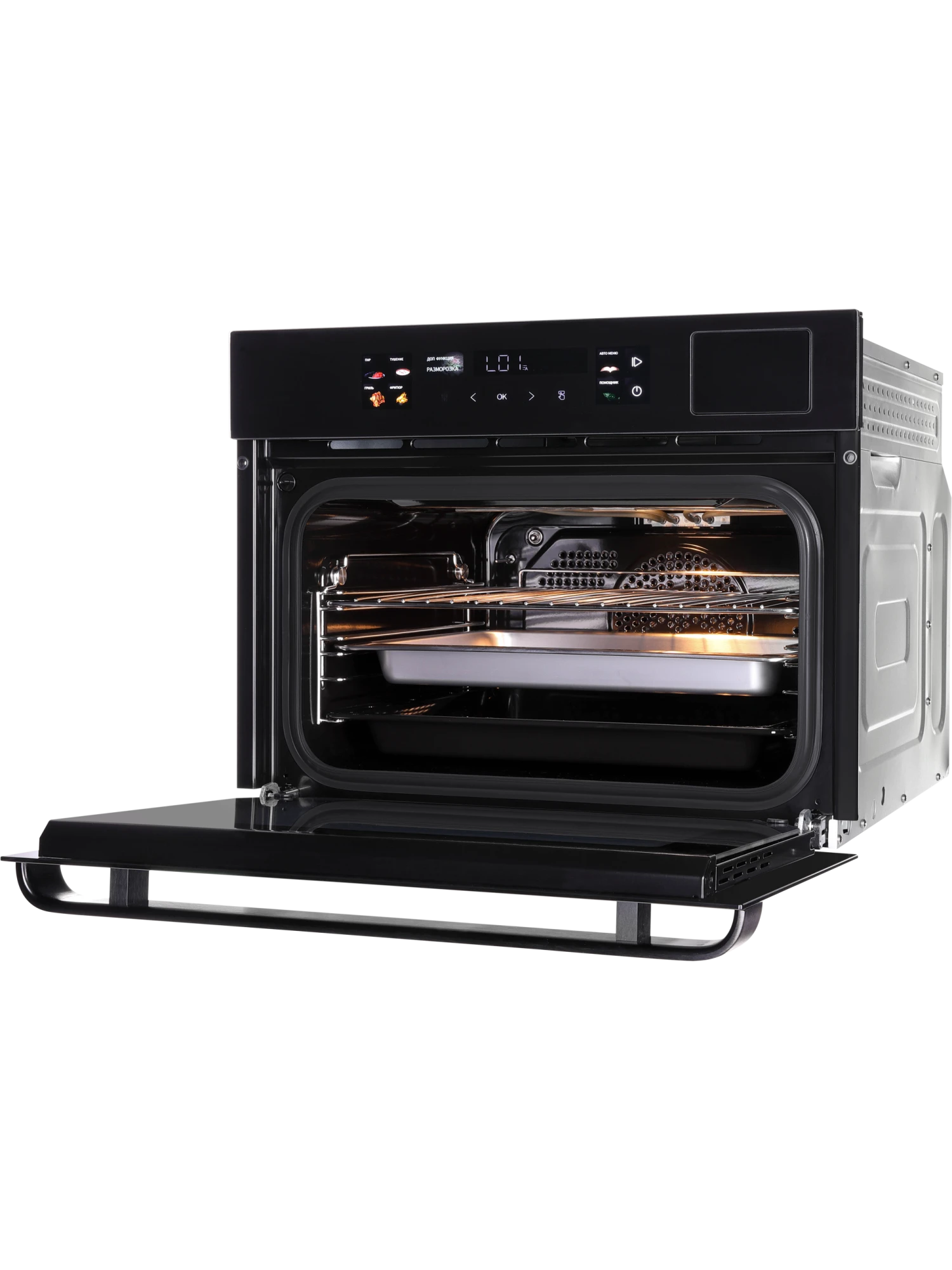  Духовой шкаф HIBERG S-VMF 5515 B SMART