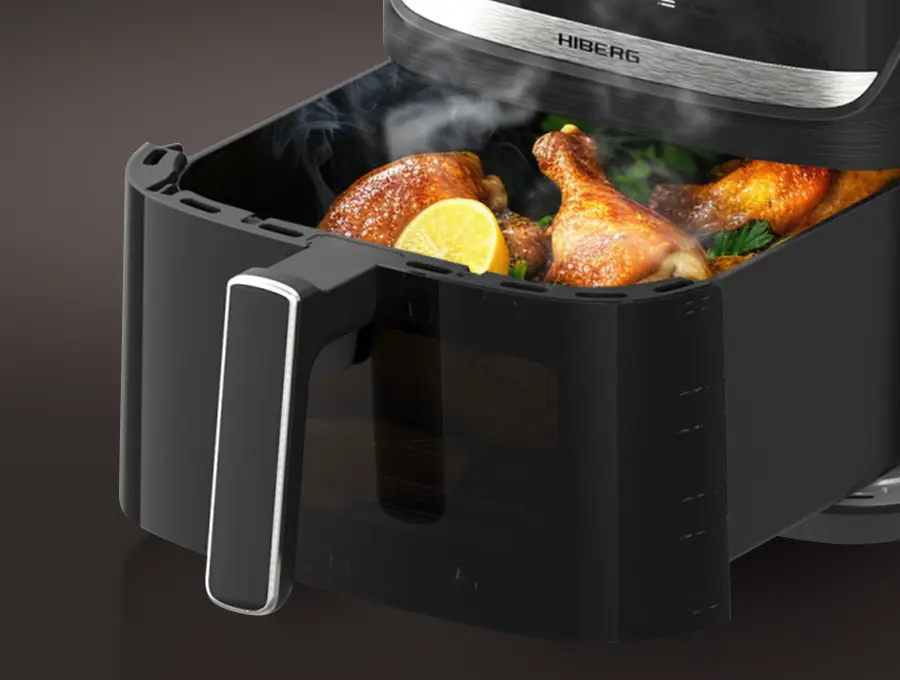 Преимущество Аэрогриль HIBERG MGF 800 B - Вместительность, которая вдохновляет готовить