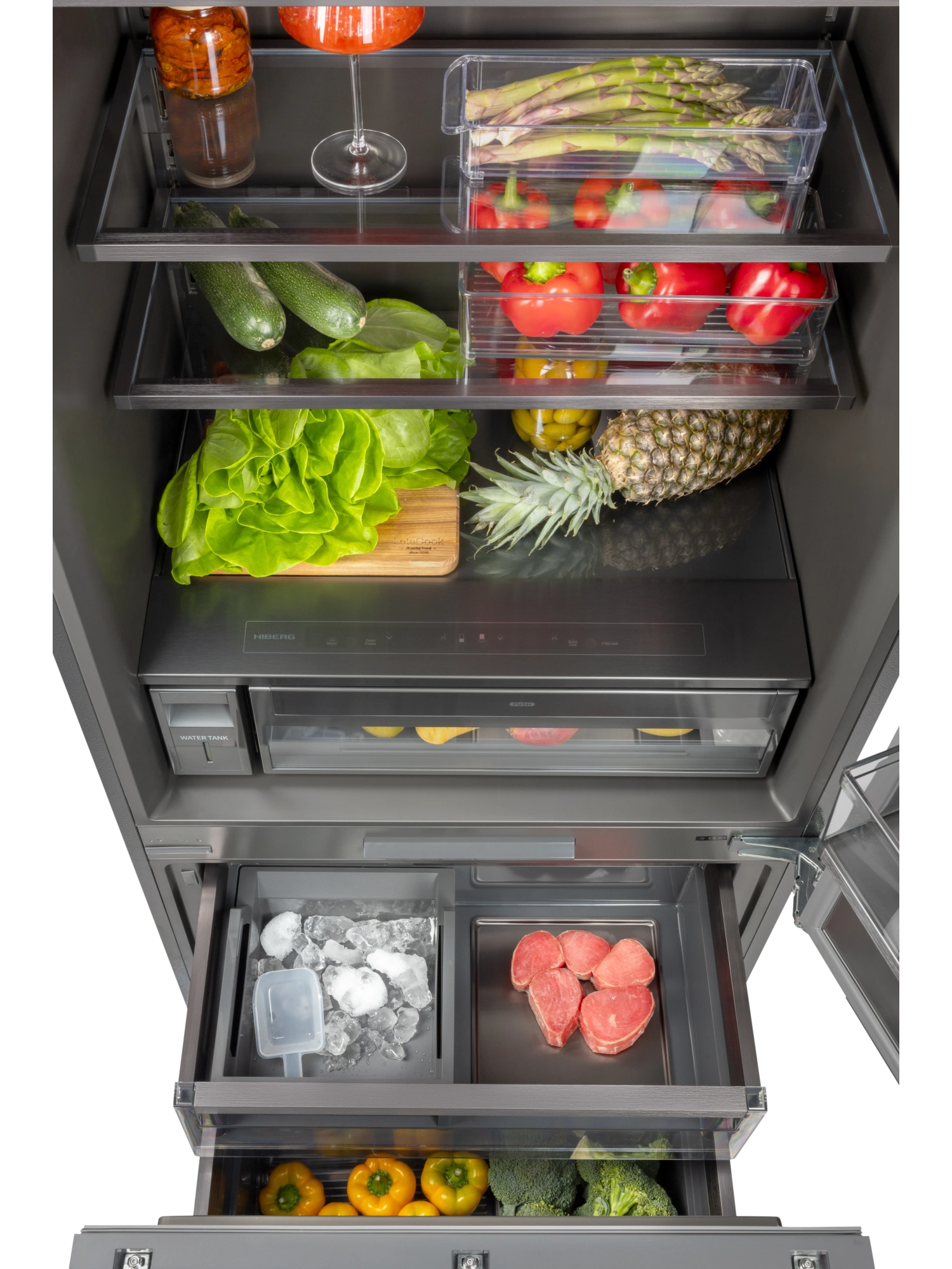  Встраиваемый холодильник HIBERG S-RFC 600 B inverter