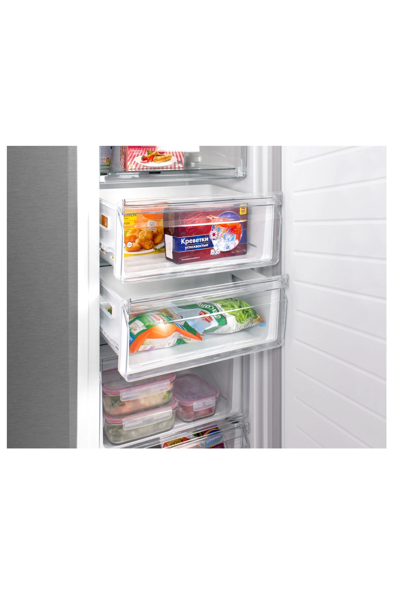  Морозильник HIBERG FR-31RD NFX