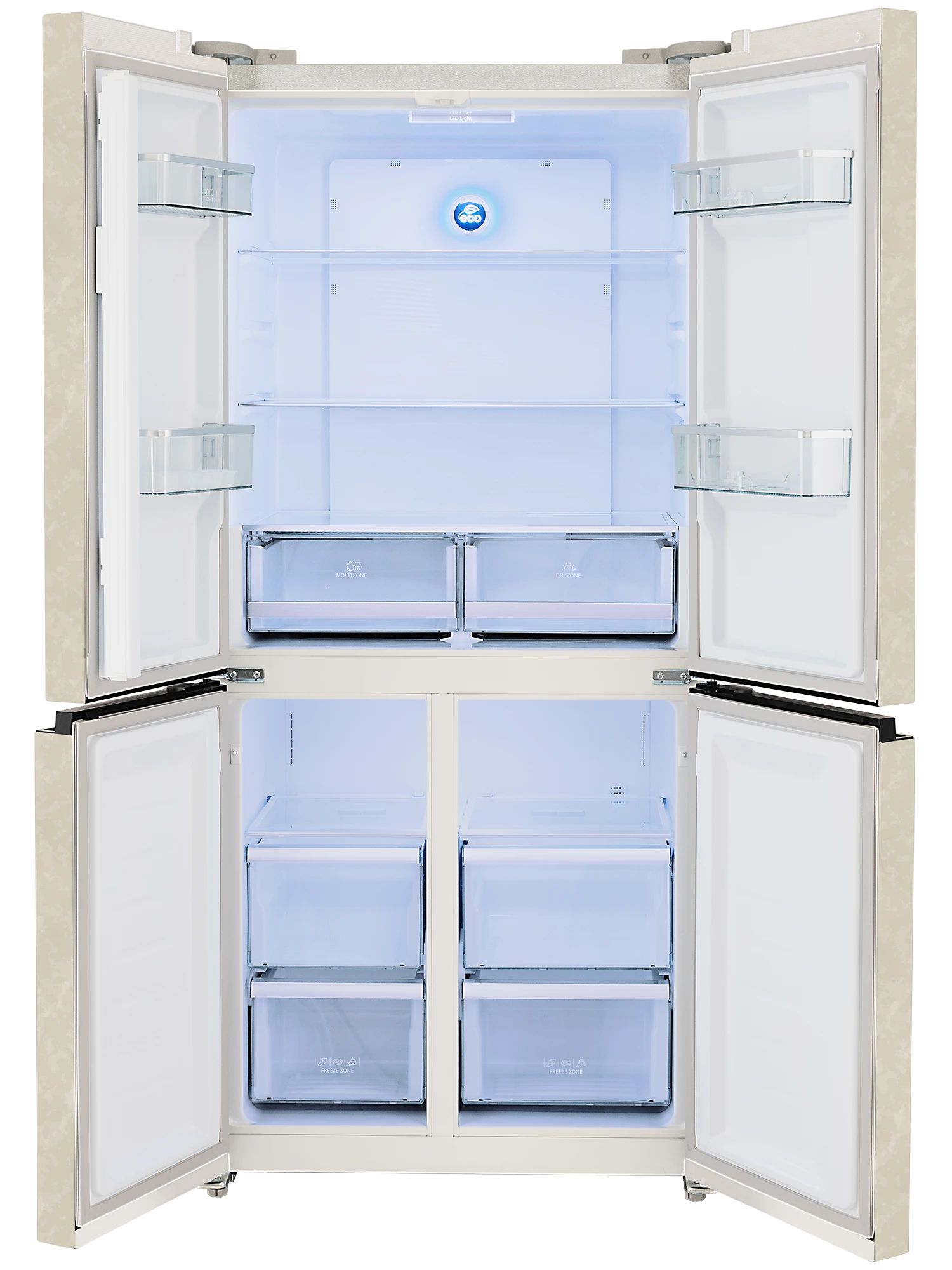  Холодильник HIBERG RFQ-490DX NFYm Inverter