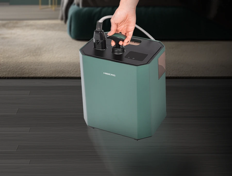 Преимущество Паровая гладильная система HIBERG GSW 8000 FOREST - Удобство и мобильность