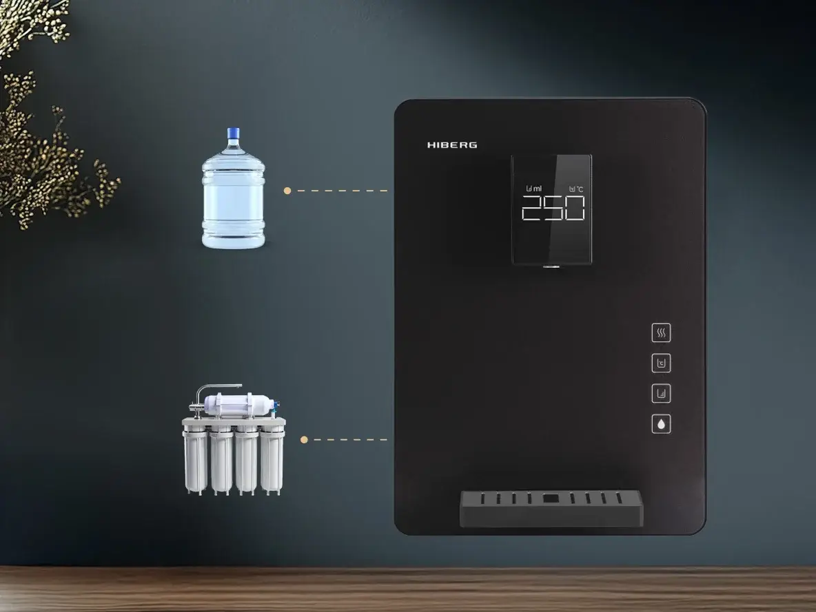 Преимущество Диспенсер для воды HIBERG DV 50 GB - Два типа подключения
