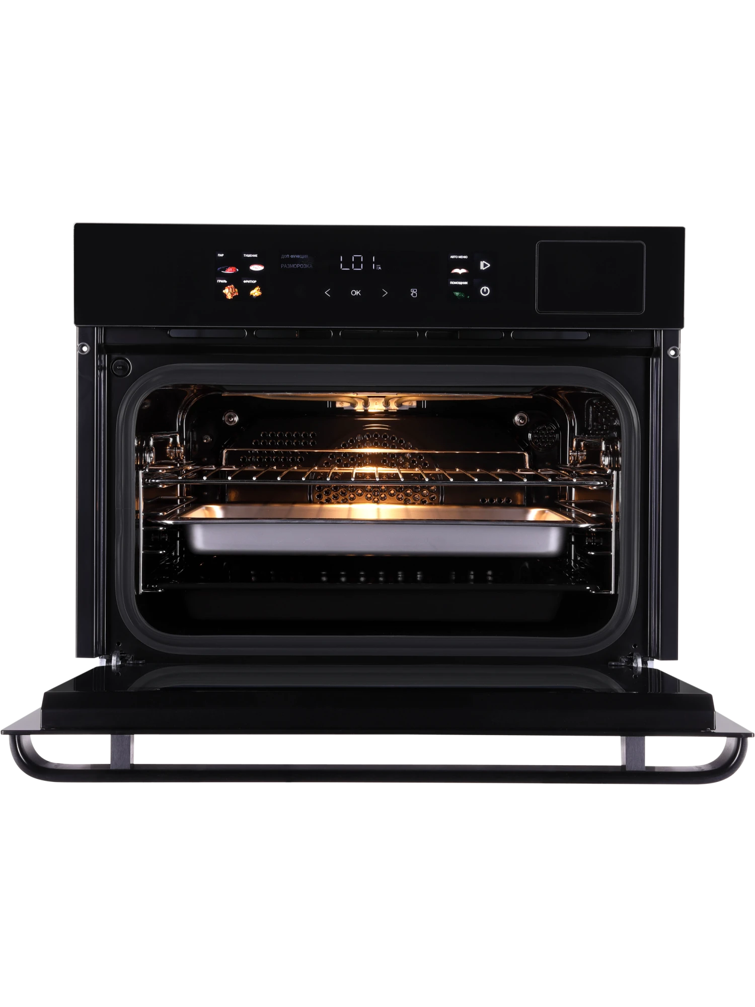  Духовой шкаф HIBERG S-VMF 5515 B SMART