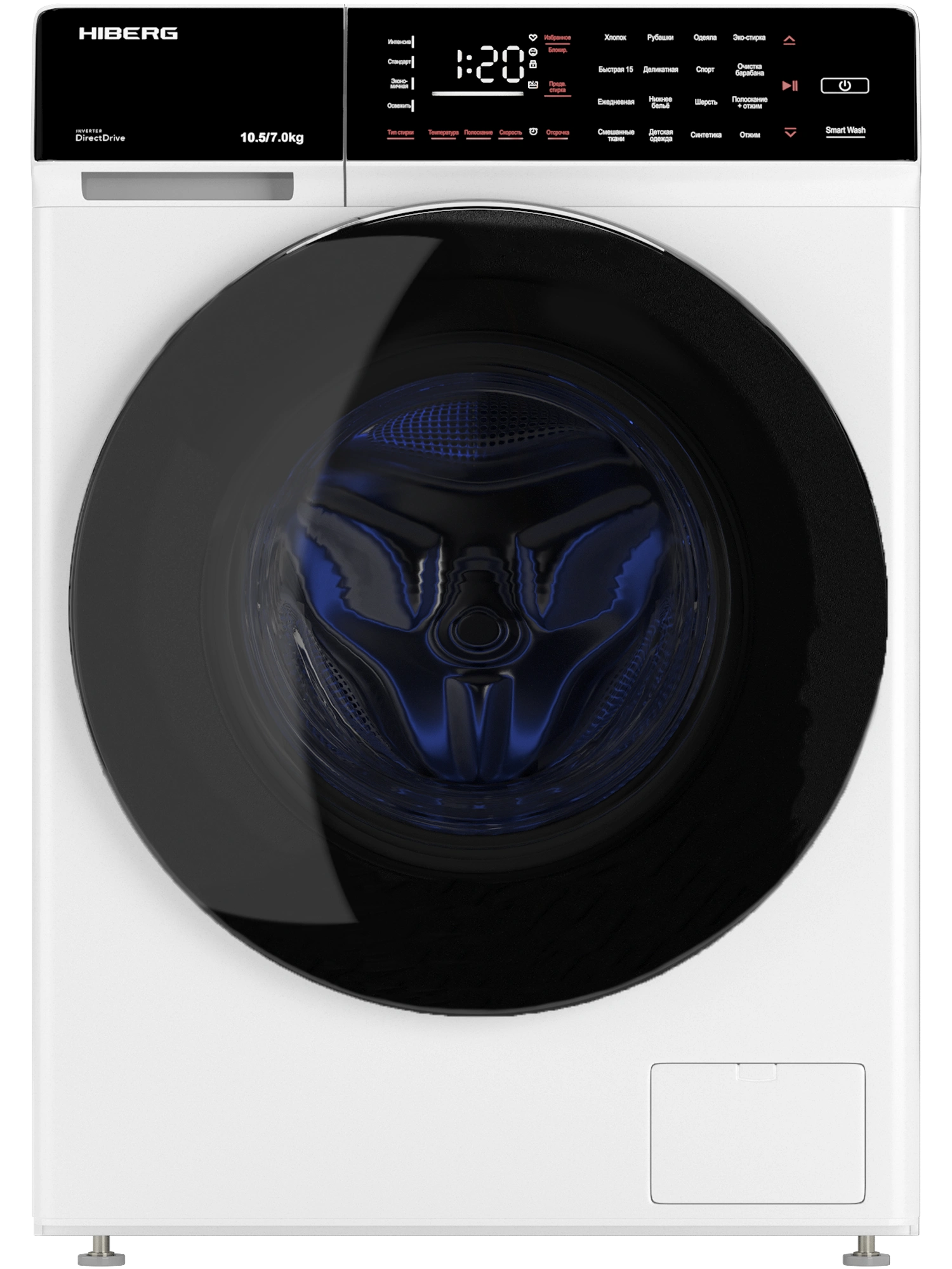 Стиральная машина с сушкой HIBERG i-DDQ9 - 10714 W