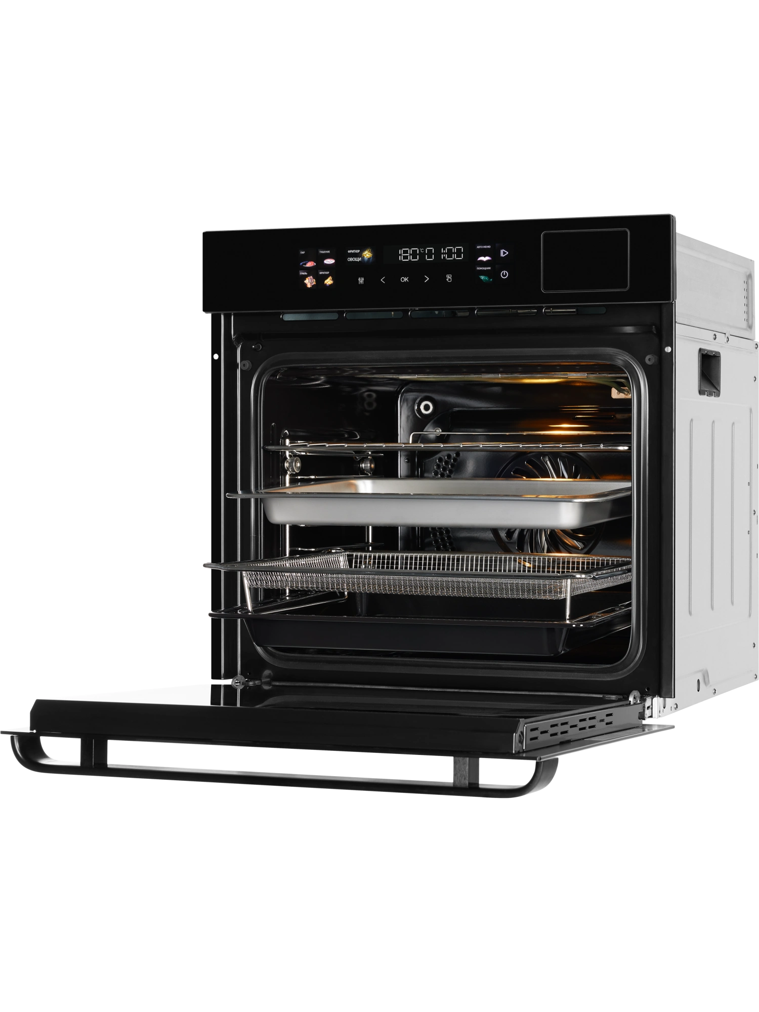  Духовой шкаф HIBERG S-VMF 6515 B SMART