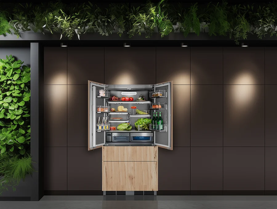 HIBERG — Сердце кухни: инновационные встраиваемые холодильники HIBERG