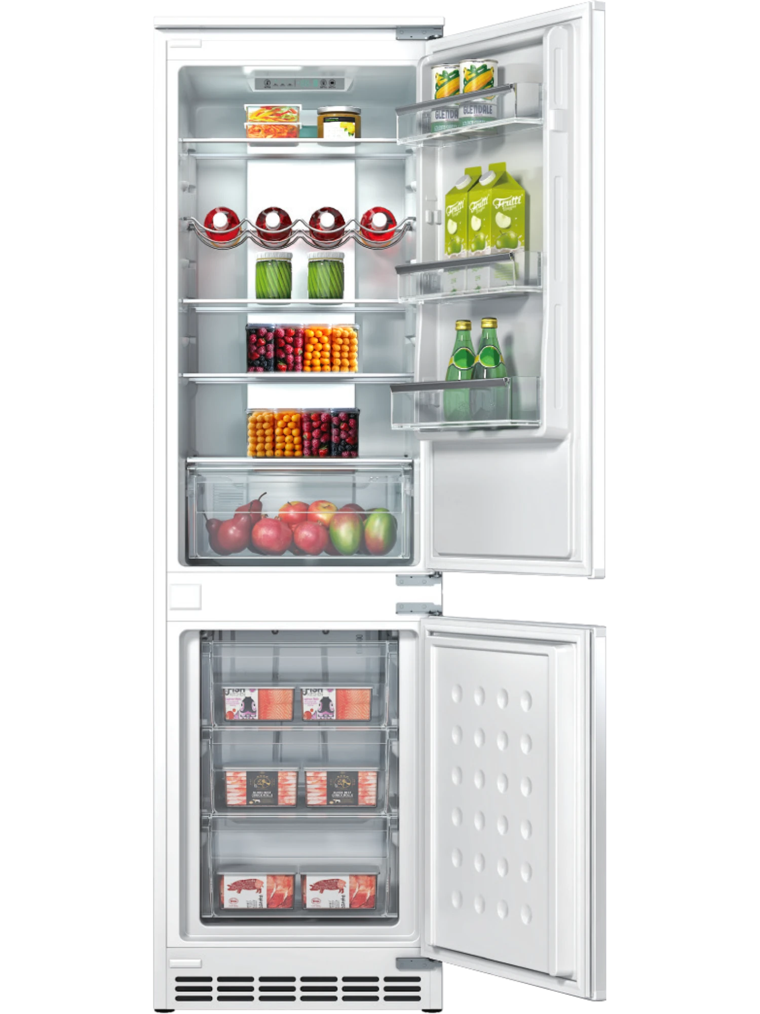 Встраиваемый холодильник HIBERG i-RFCB 400F NFW