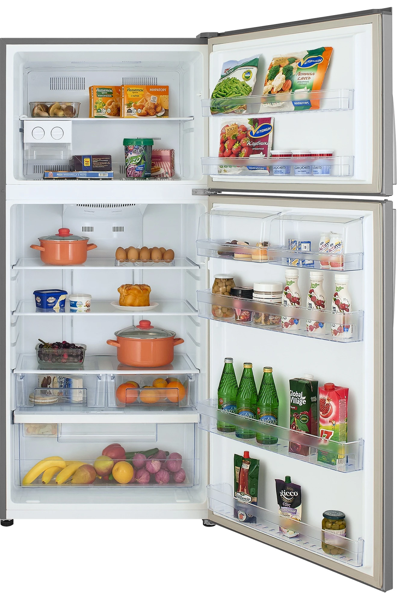  Холодильник HIBERG RFT-65D NFX