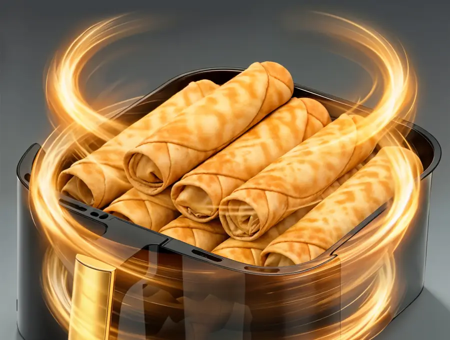 Преимущество Аэрогриль HIBERG MGS 750 BG - Золотистая корочка на все 360°