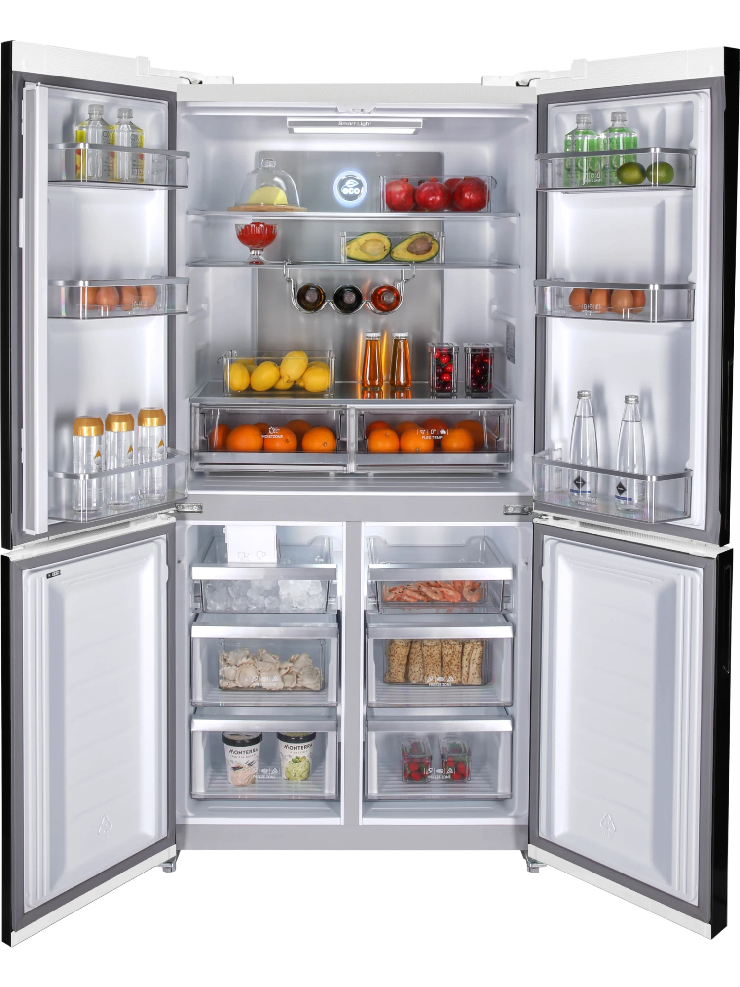  Холодильник HIBERG RFQ-555DX NFGW Inverter