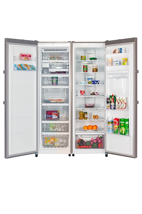  Холодильник SBS HIBERG RF-35D NFX+FR-35LD NFXr