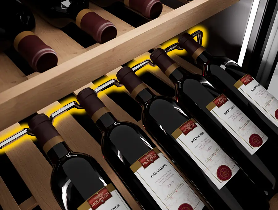 Преимущество Встраиваемый винный шкаф HIBERG ROYAL W 85 - Вино, которое достойно быть на виду