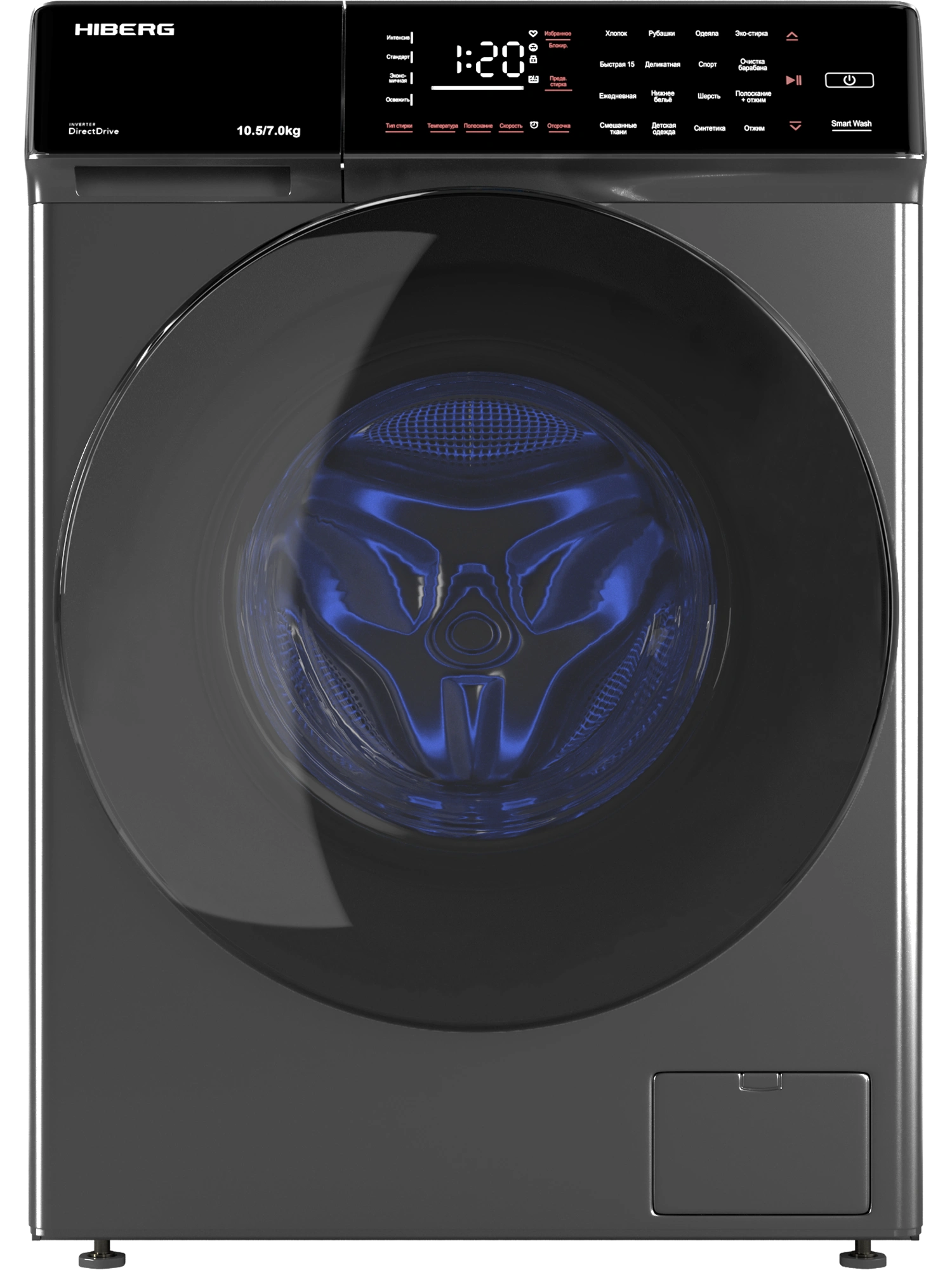 Стиральная машина с сушкой HIBERG i-DDQ9 - 10714 Sd