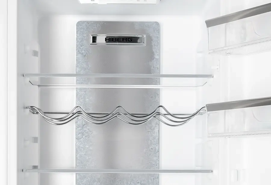Преимущество Встраиваемый холодильник HIBERG i-RFCB 400F NFW - METAL COOLING
