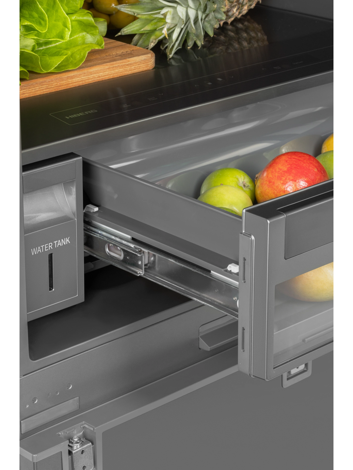  Встраиваемый холодильник HIBERG S-RFC 600 B inverter