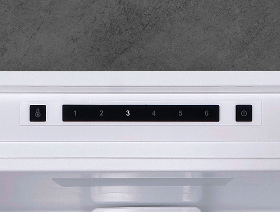 Преимущество Встраиваемый холодильник HIBERG RFB 30 W - Электронное управление