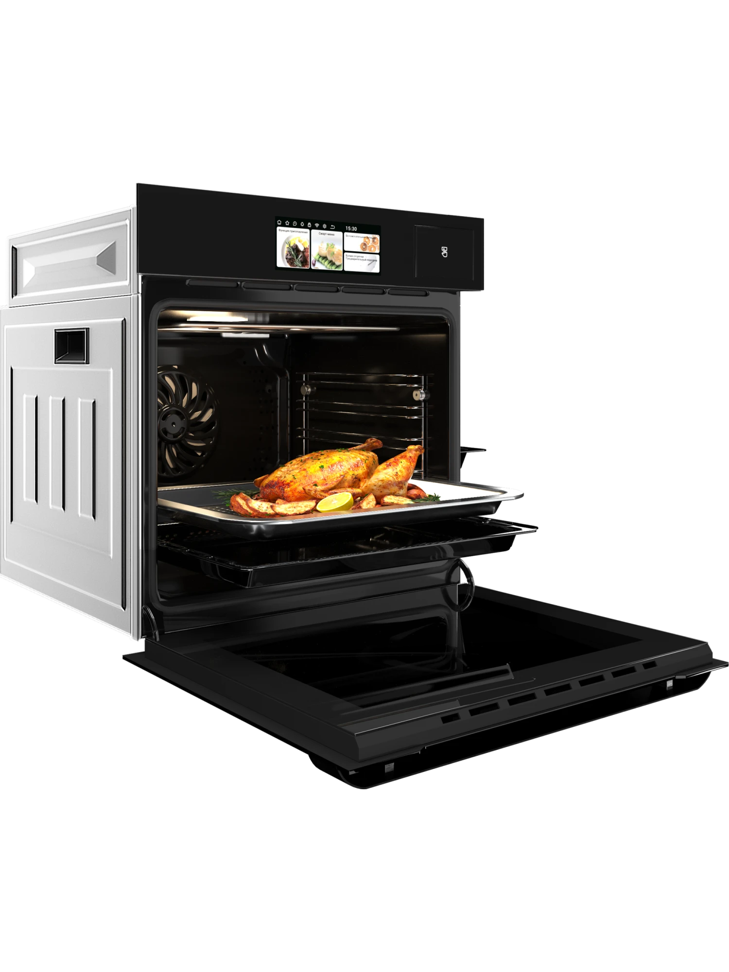  Духовой шкаф HIBERG S-VM 6615 B i-SMART