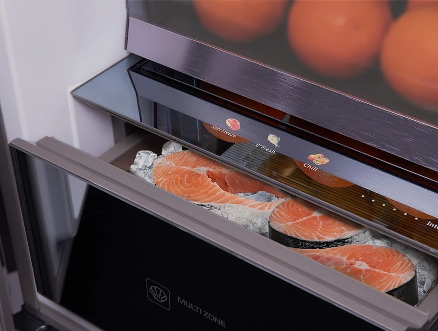 Преимущество Холодильник HIBERG RFQ-590G GT Inverter - MULTI ZONE