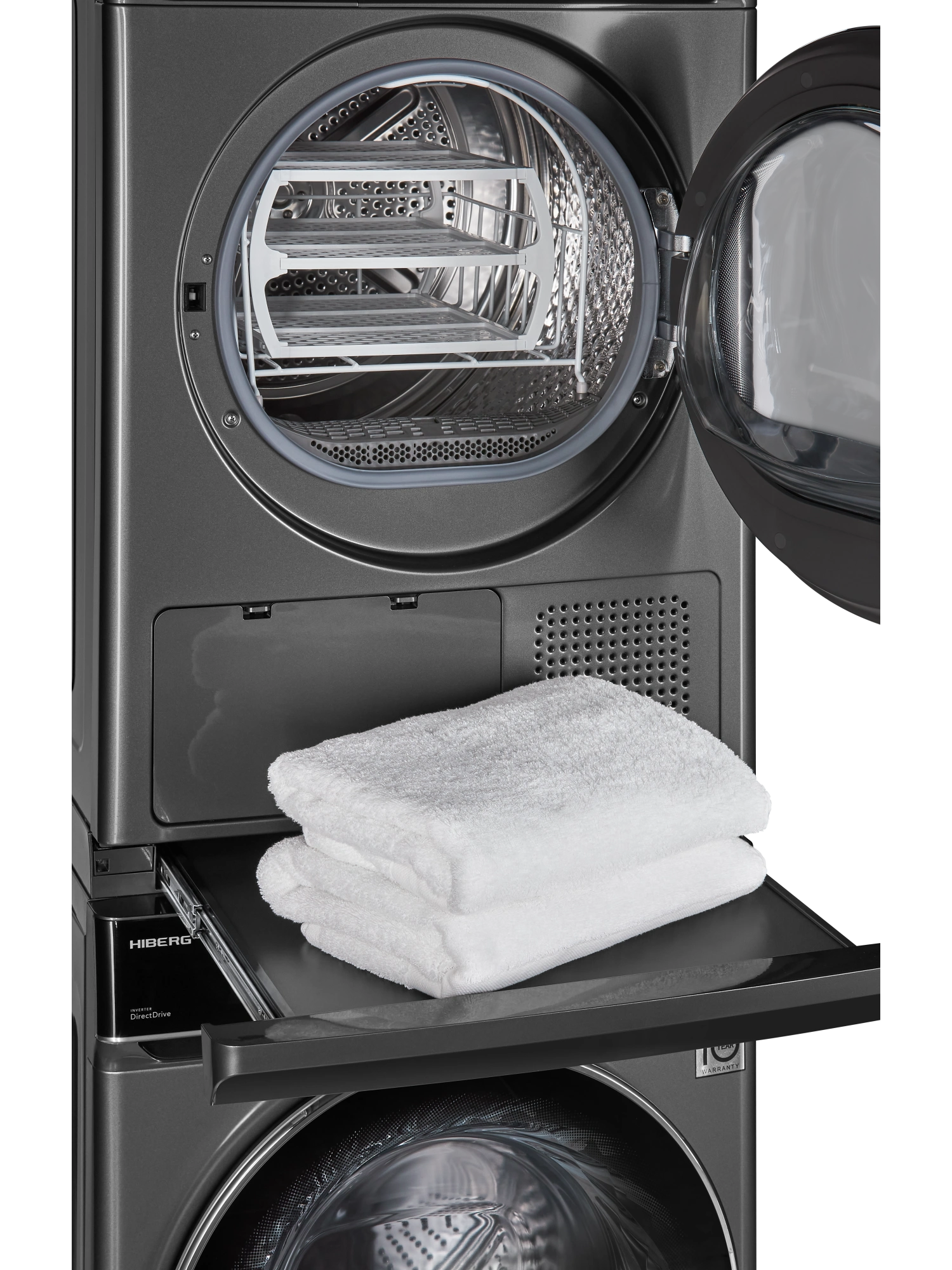  Стиральная машина HIBERG i-DDQ11 - 1014 Sd + Сушильная машина HIBERG HDQ11 - 10 Sd
