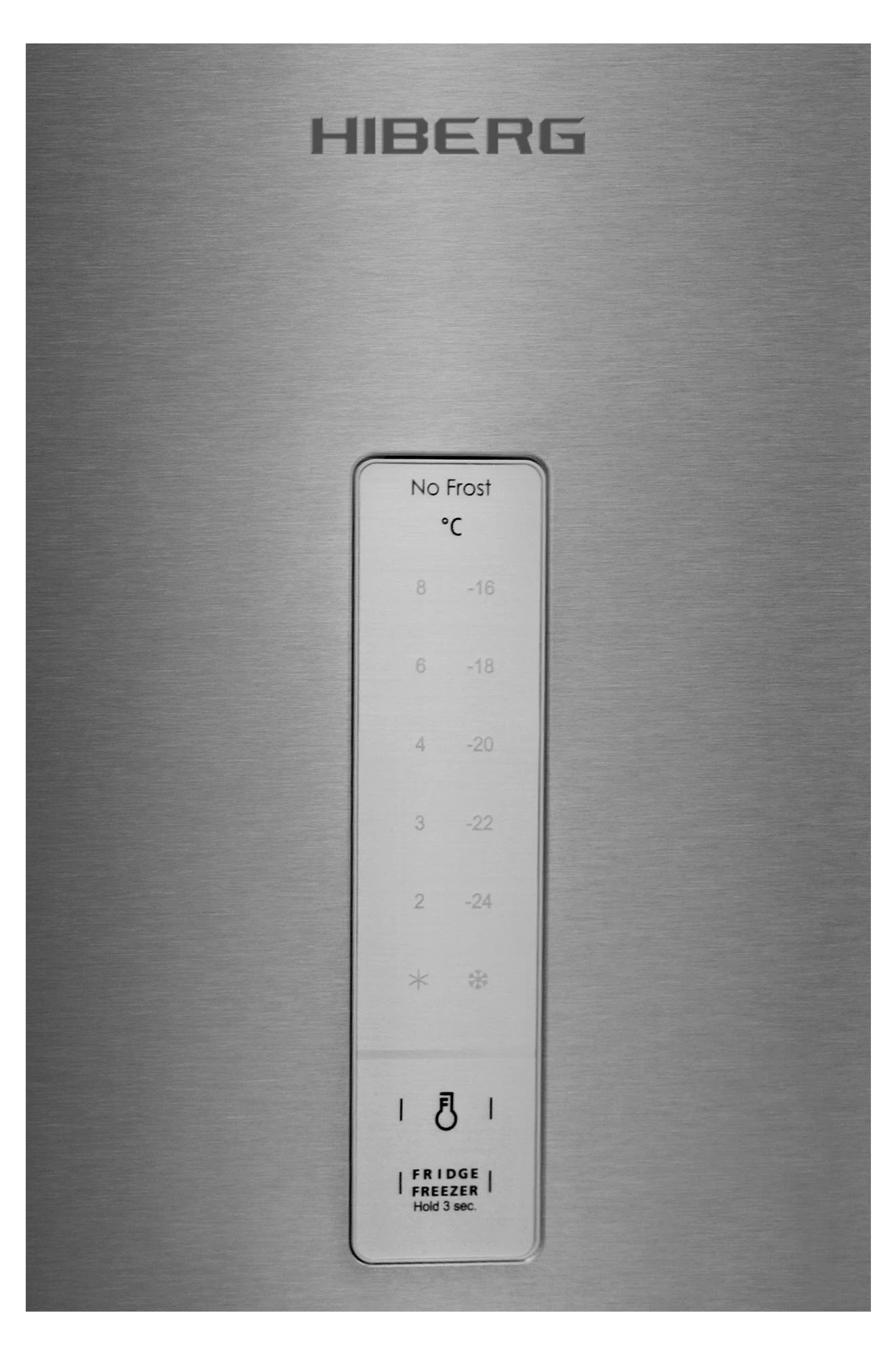  Морозильник HIBERG FR-31RD NFX