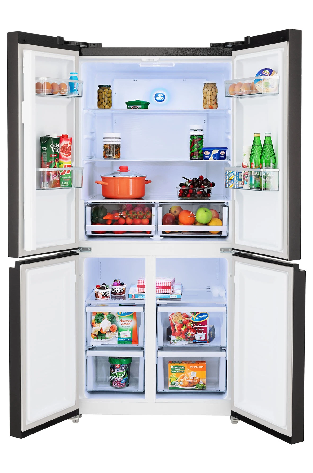  Холодильник HIBERG RFQ-490DX NFB Inverter