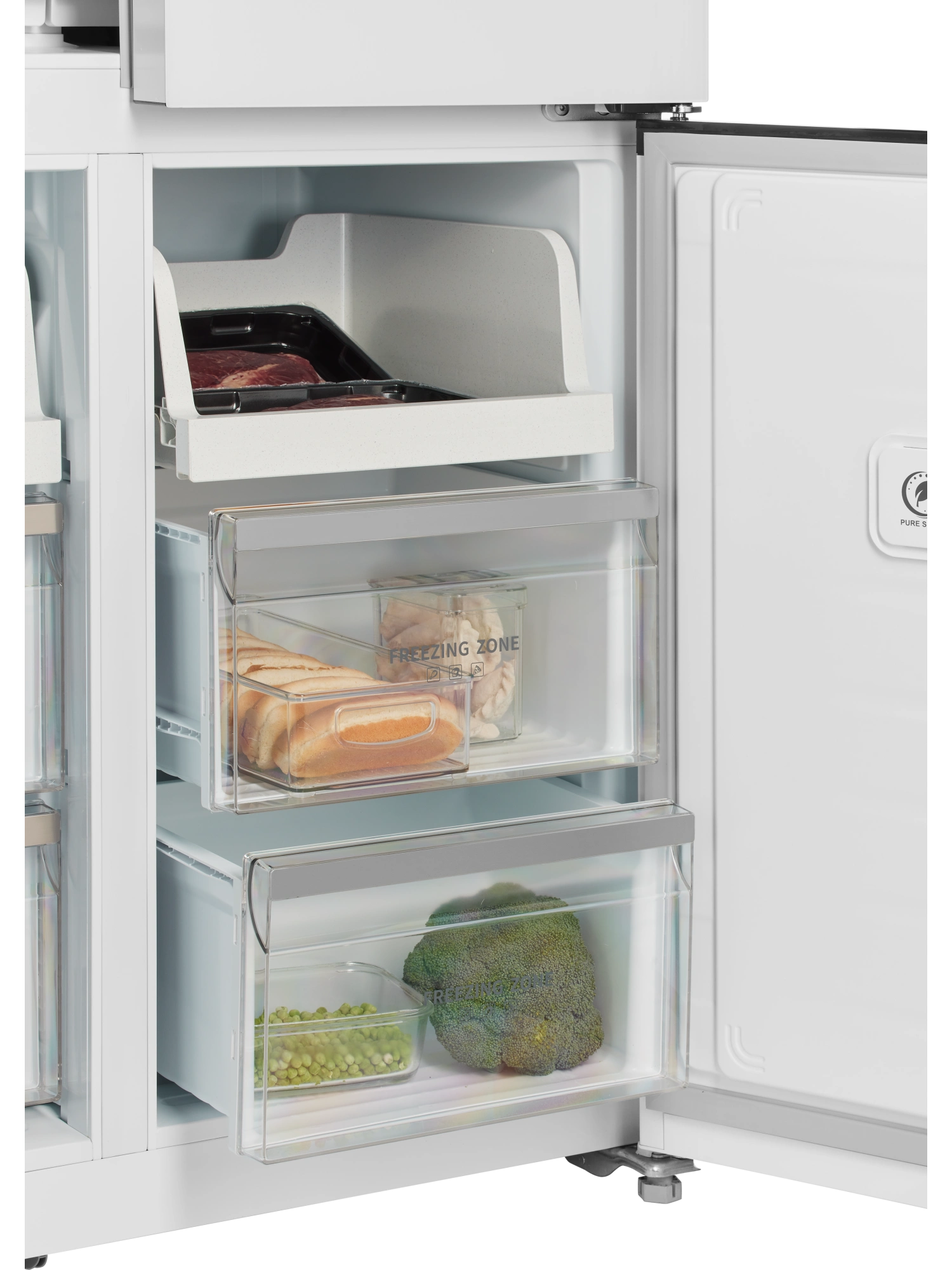  Холодильник HIBERG i-RFQ 705G W