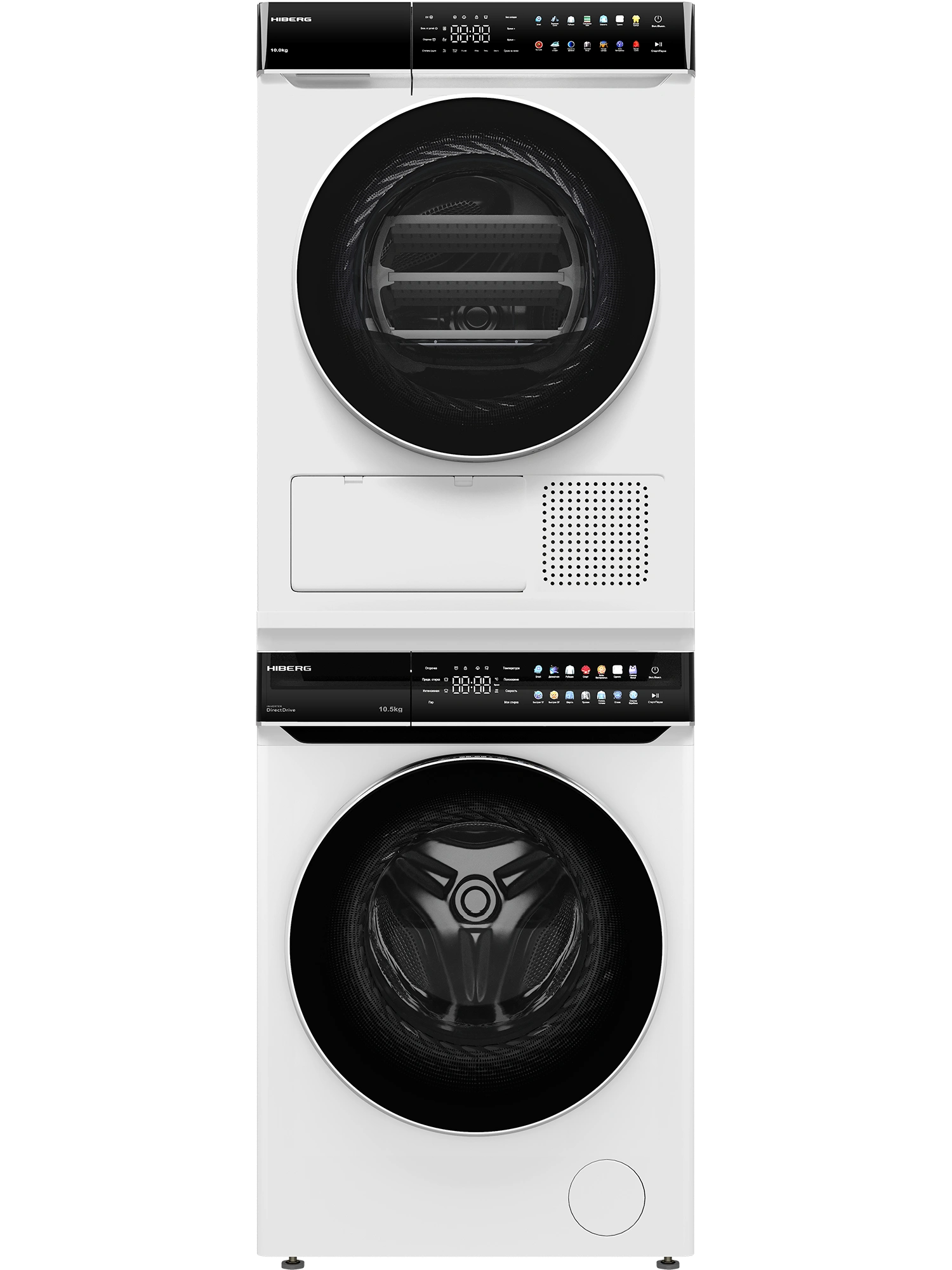 Стиральная машина HIBERG i-DDQ11 - 1014 W + Сушильная машина HIBERG HDQ11 - 10 W
