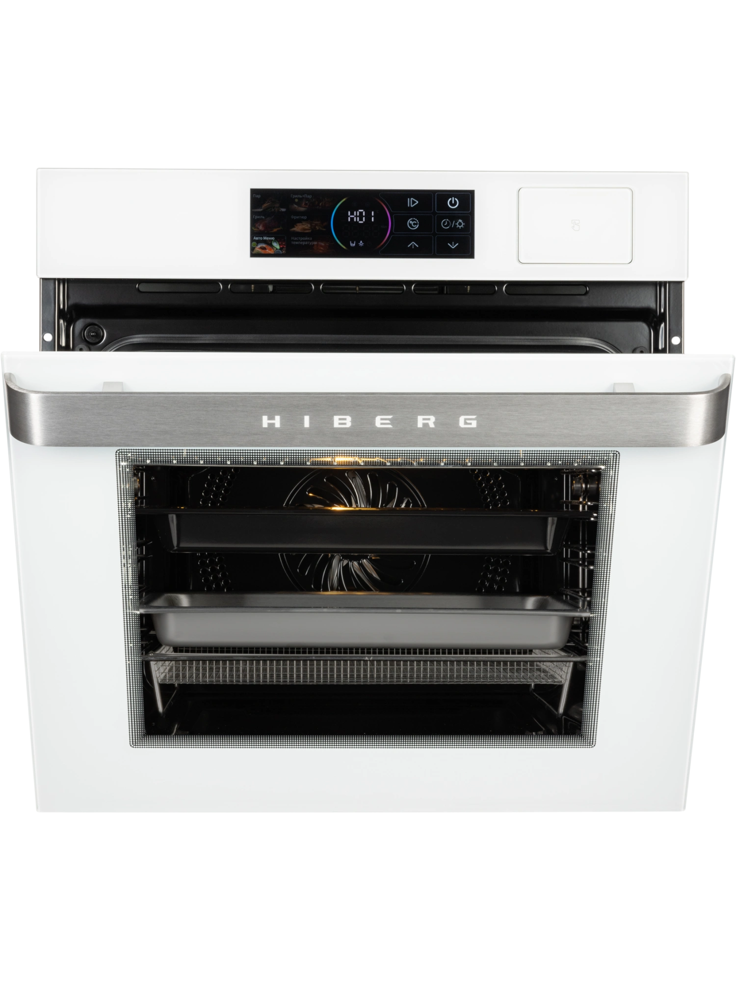  Духовой шкаф HIBERG S-VM 6415 W SMART