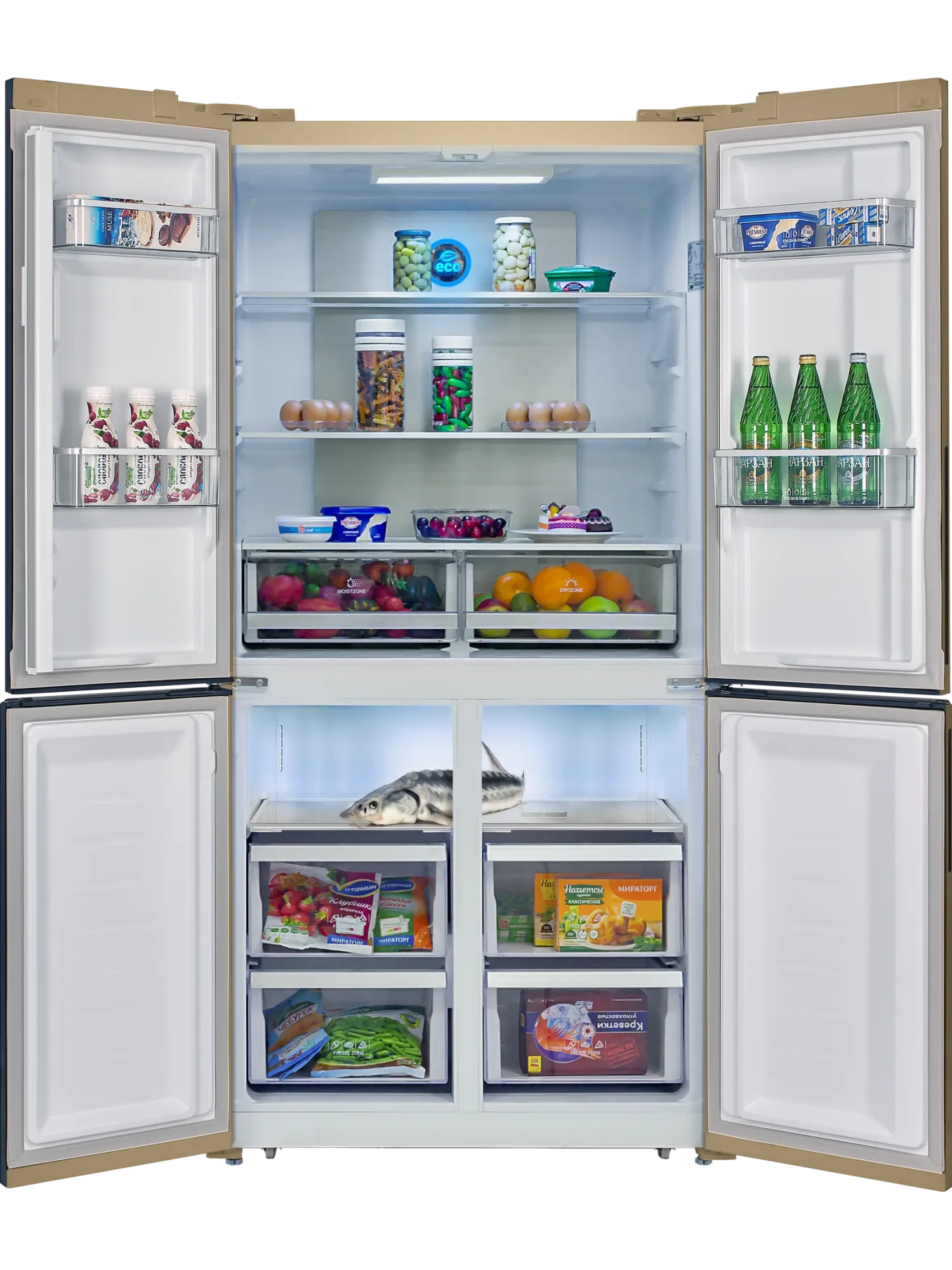  Холодильник HIBERG RFQ-500DX NFYm Inverter