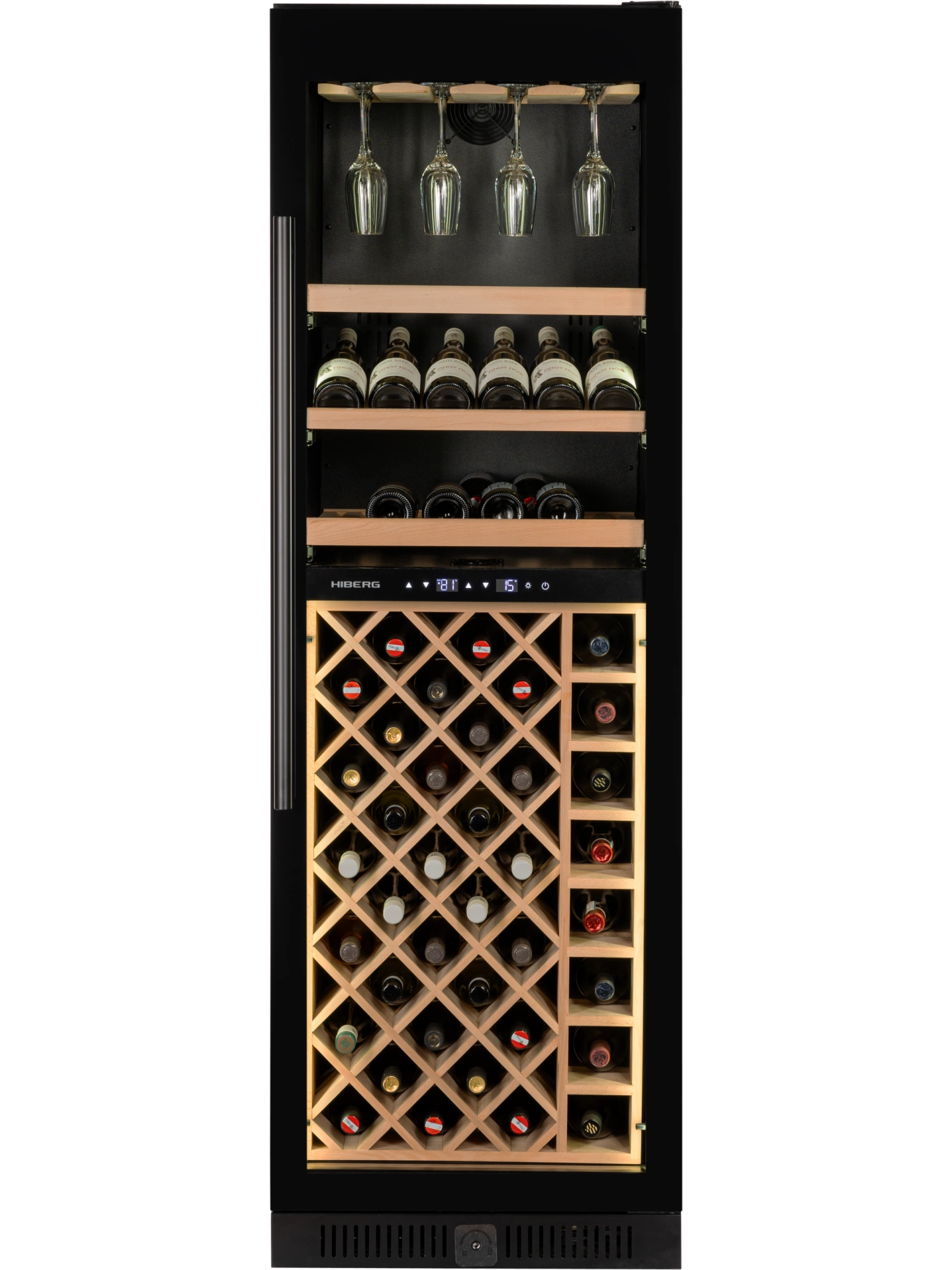 Встраиваемый винный шкаф HIBERG ROYAL WX 190