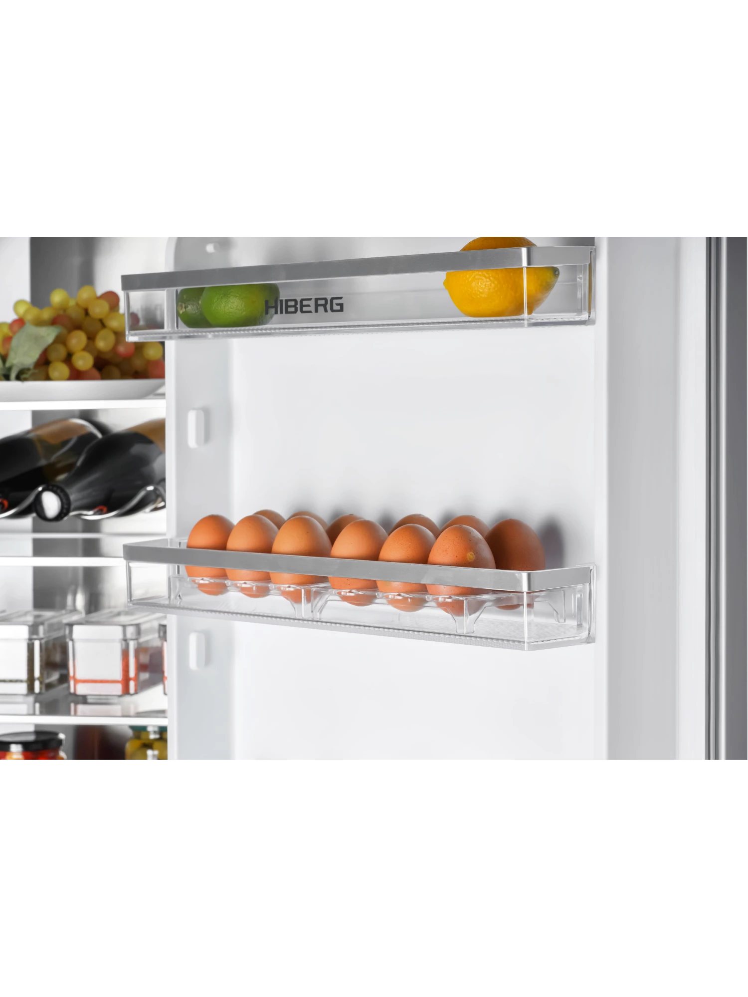  Встраиваемый холодильник HIBERG RFCB-350 NFW