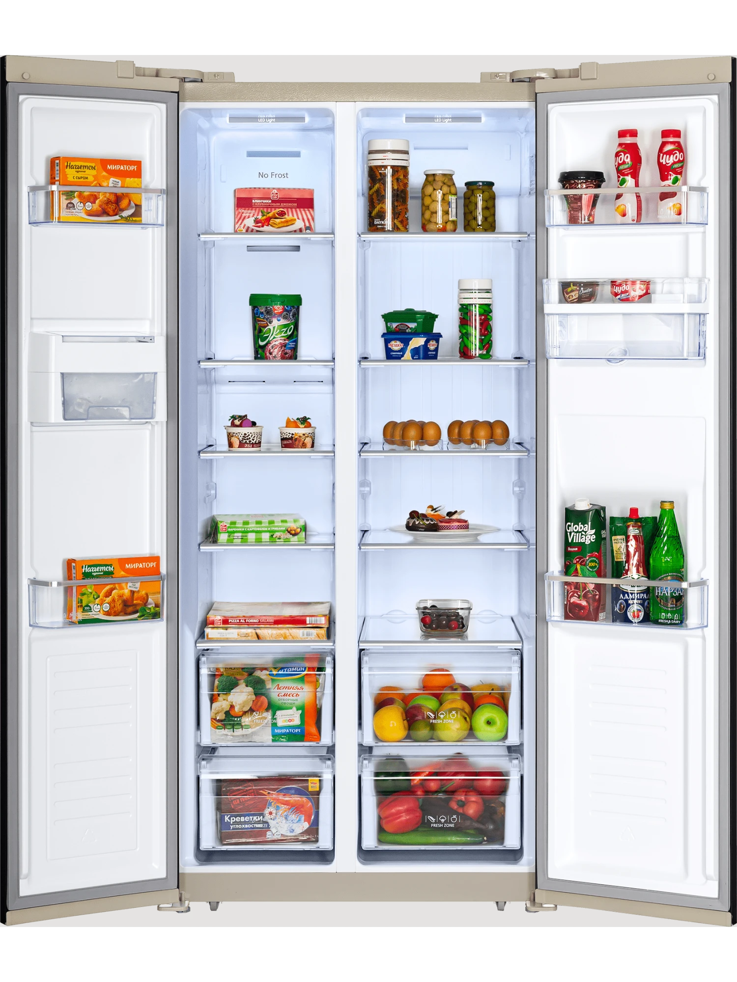  Холодильник HIBERG RFS-484DX NFYm Inverter