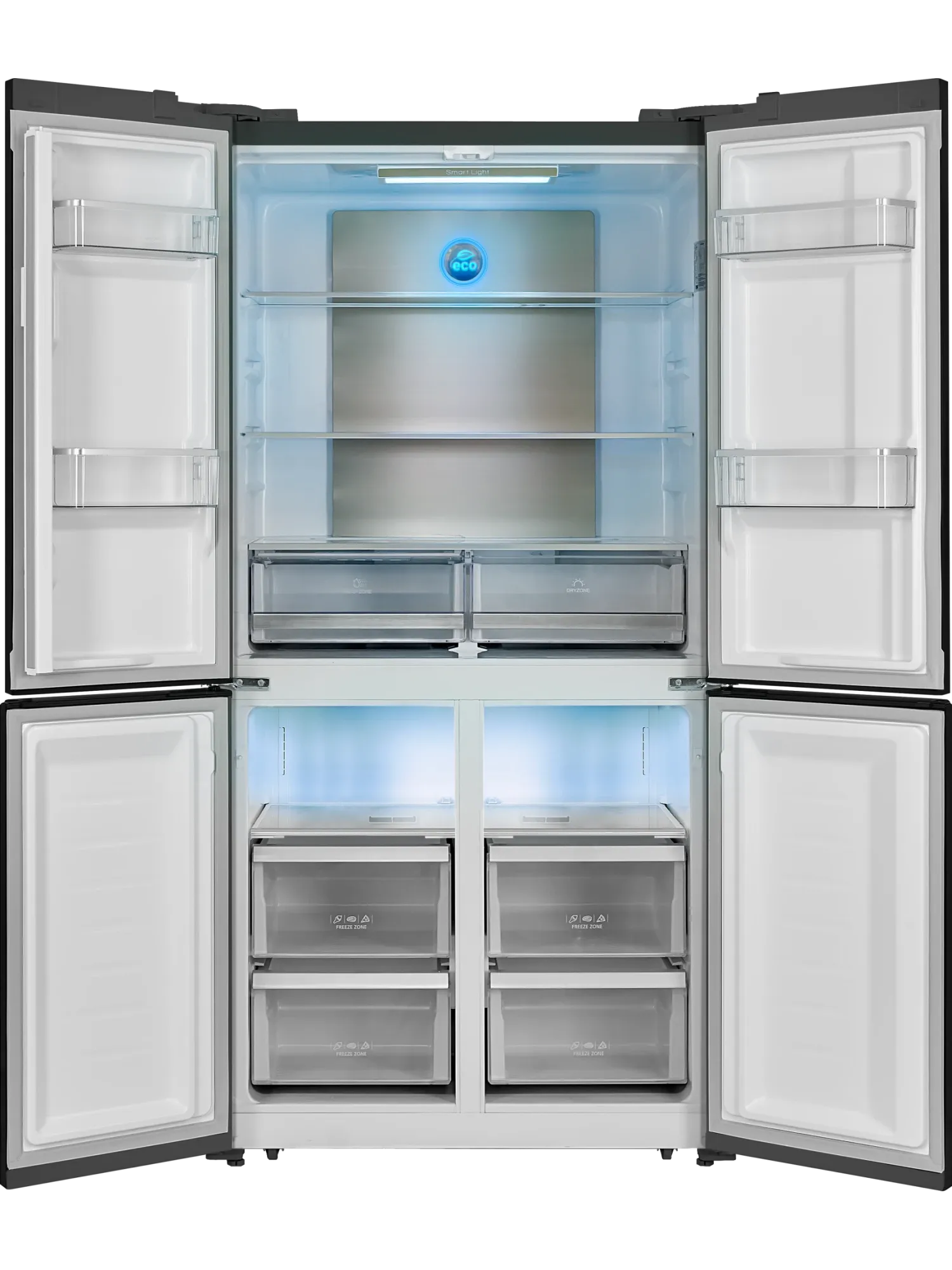  Холодильник HIBERG RFQ-500DX NFGB Inverter