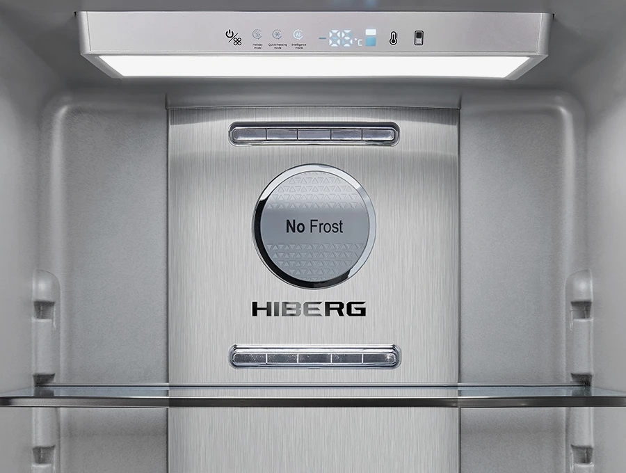 Преимущество Встраиваемый холодильник HIBERG i-RFB 35 NF - Metal Cooling