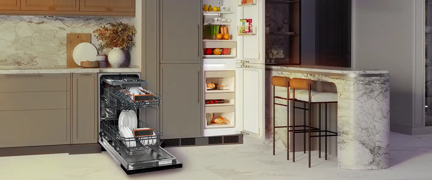 Встраиваемая посудомоечная машина HIBERG i-X 4810 в интерьере