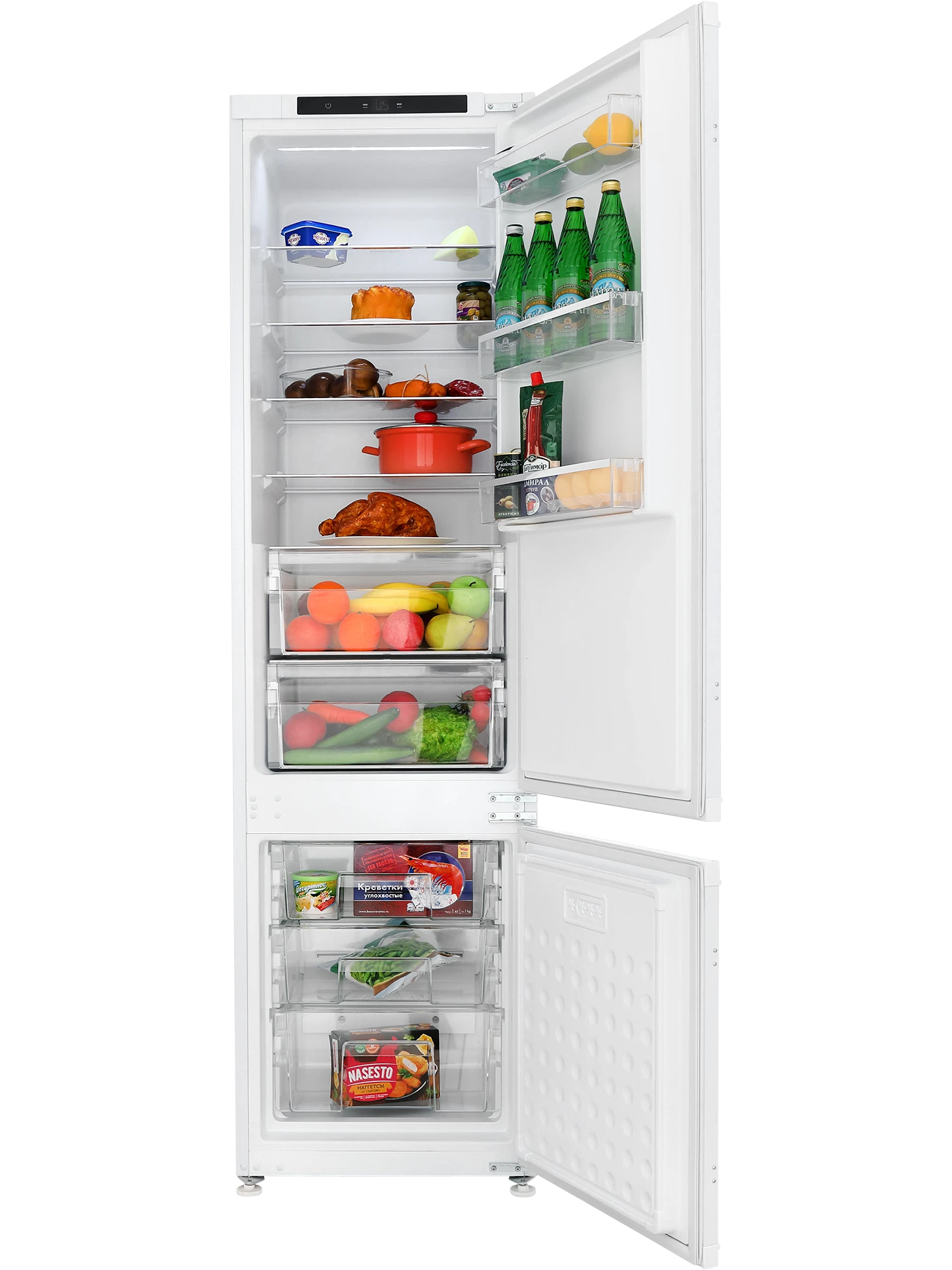  Встраиваемый холодильник HIBERG RFCI-465 NFW Inverter