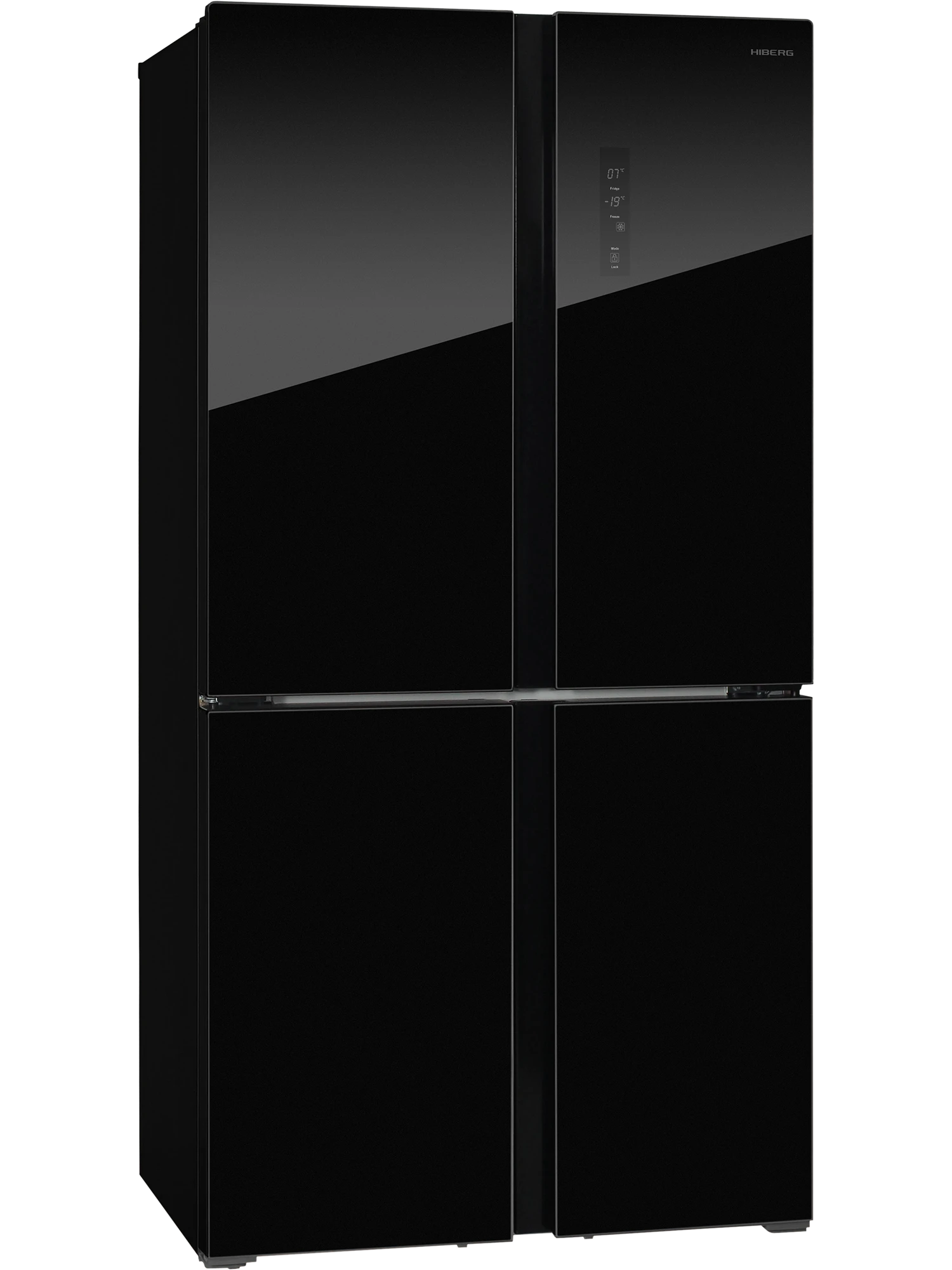  Холодильник HIBERG RFQ-500DX NFGB Inverter