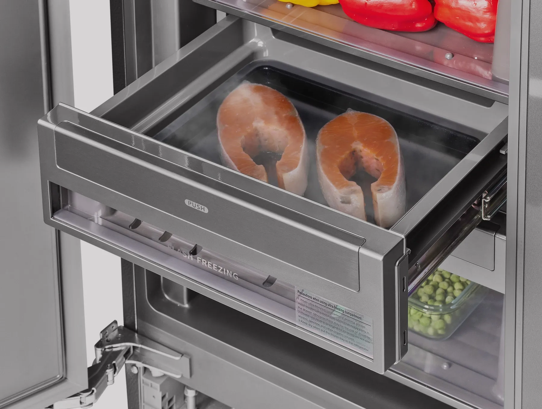 Преимущество Встраиваемый холодильник HIBERG S-RFQ 800 B inverter - Ультразаморозка