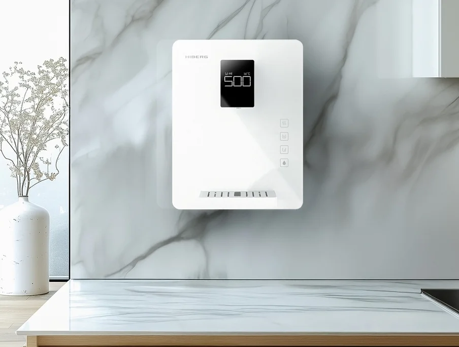 HIBERG — Настенный диспенсер для воды: просто, удобно, красиво