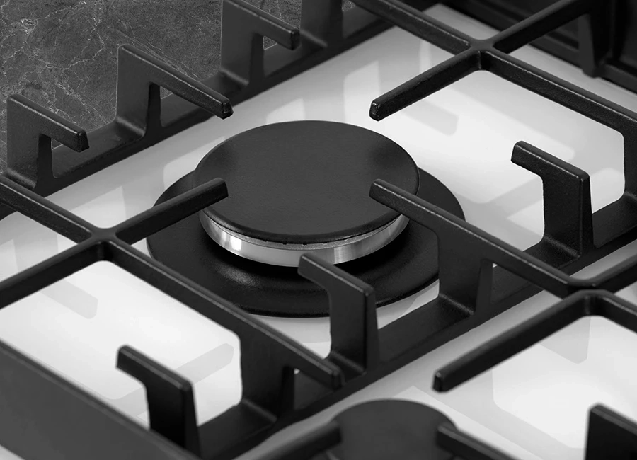 Преимущество Варочная поверхность HIBERG VM 7155 W - Чугунные решетки