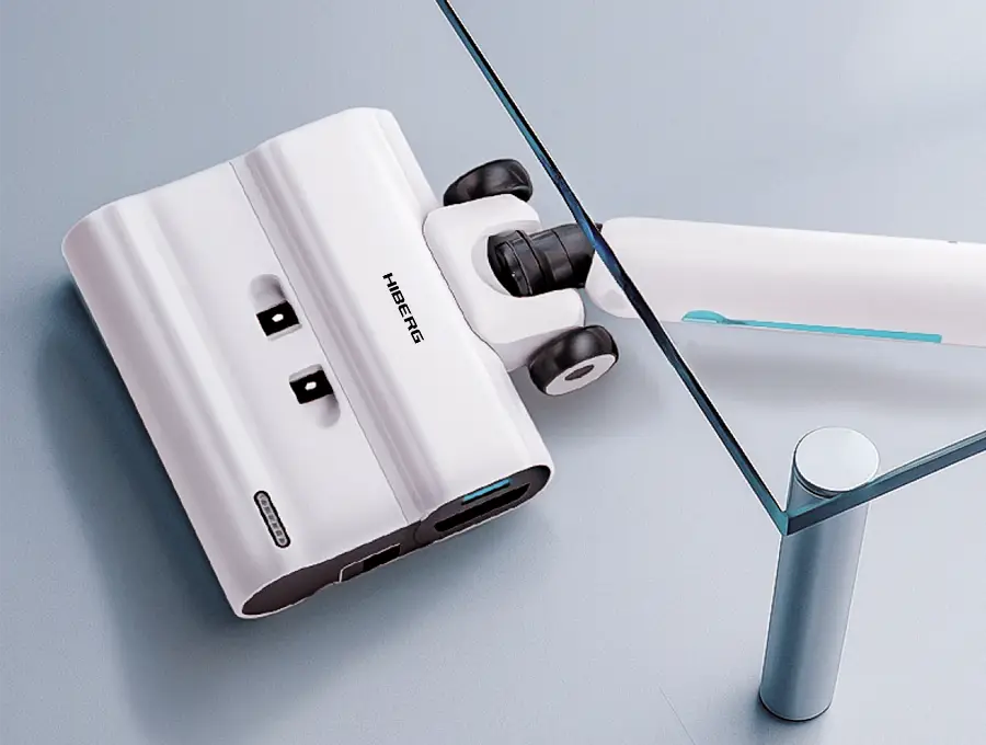 Преимущество Пылесос бесшумный HIBERG STYLLE Q - Манёвренность на все 180°