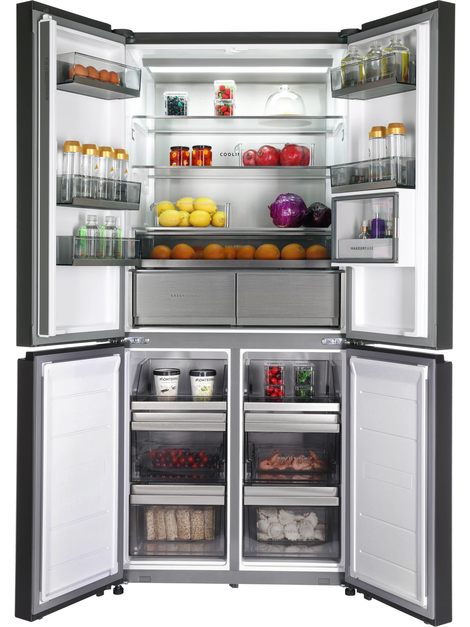  Холодильник HIBERG RFQ 610G GS Inverter