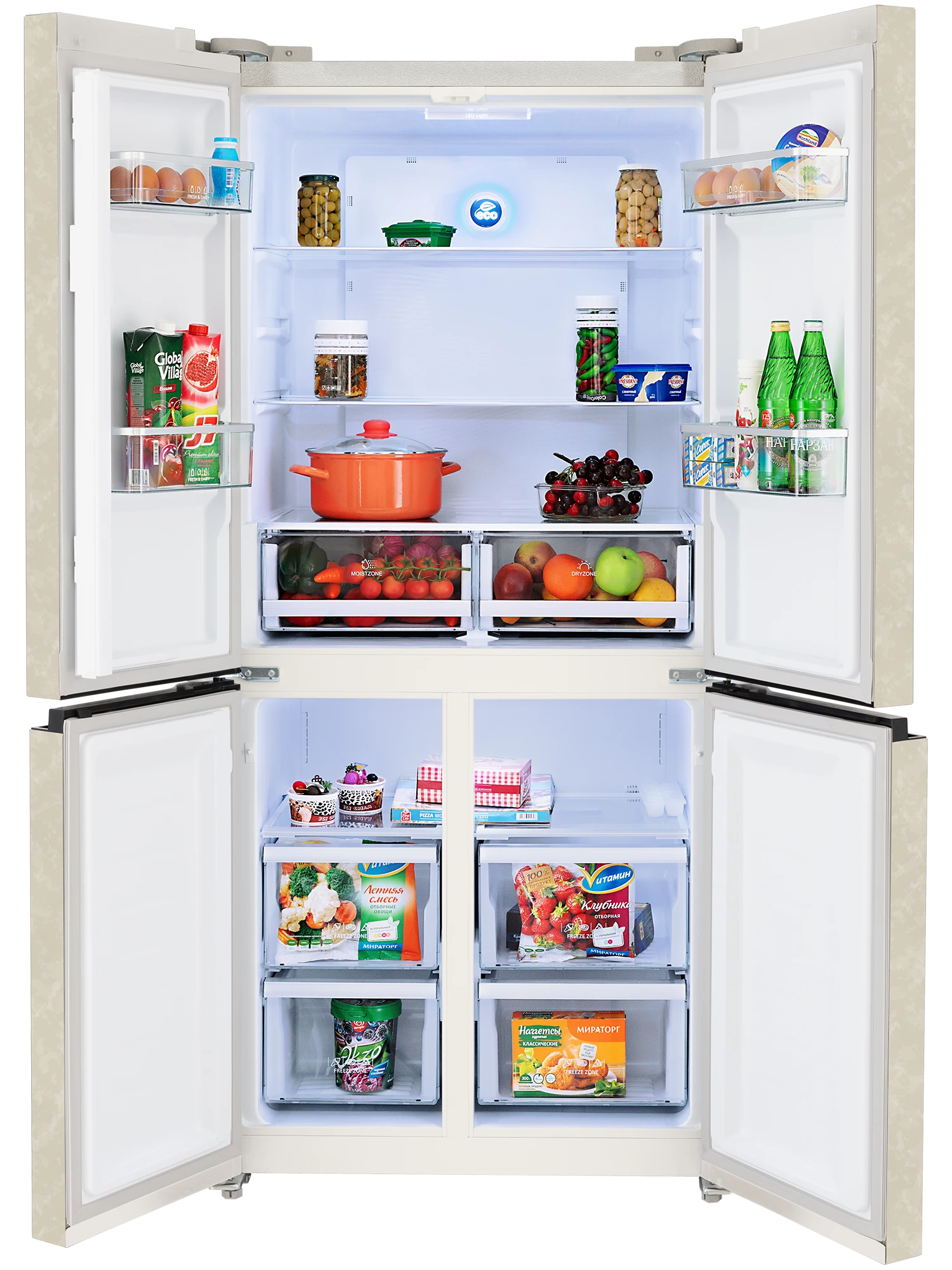  Холодильник HIBERG RFQ-490DX NFYm Inverter