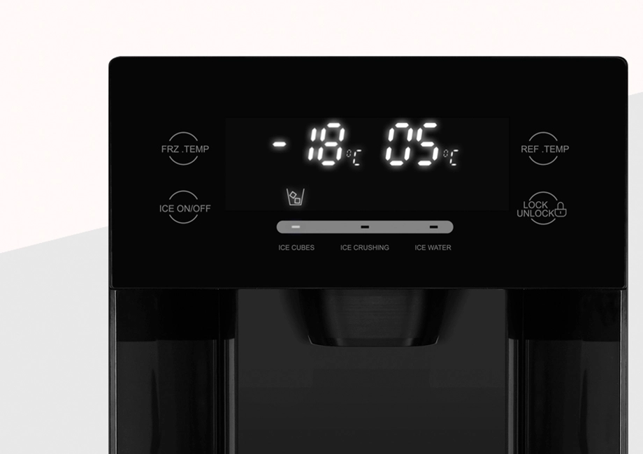 Преимущество Холодильник HIBERG RFS-650DX NFGW Inverter - Сенсорное управление