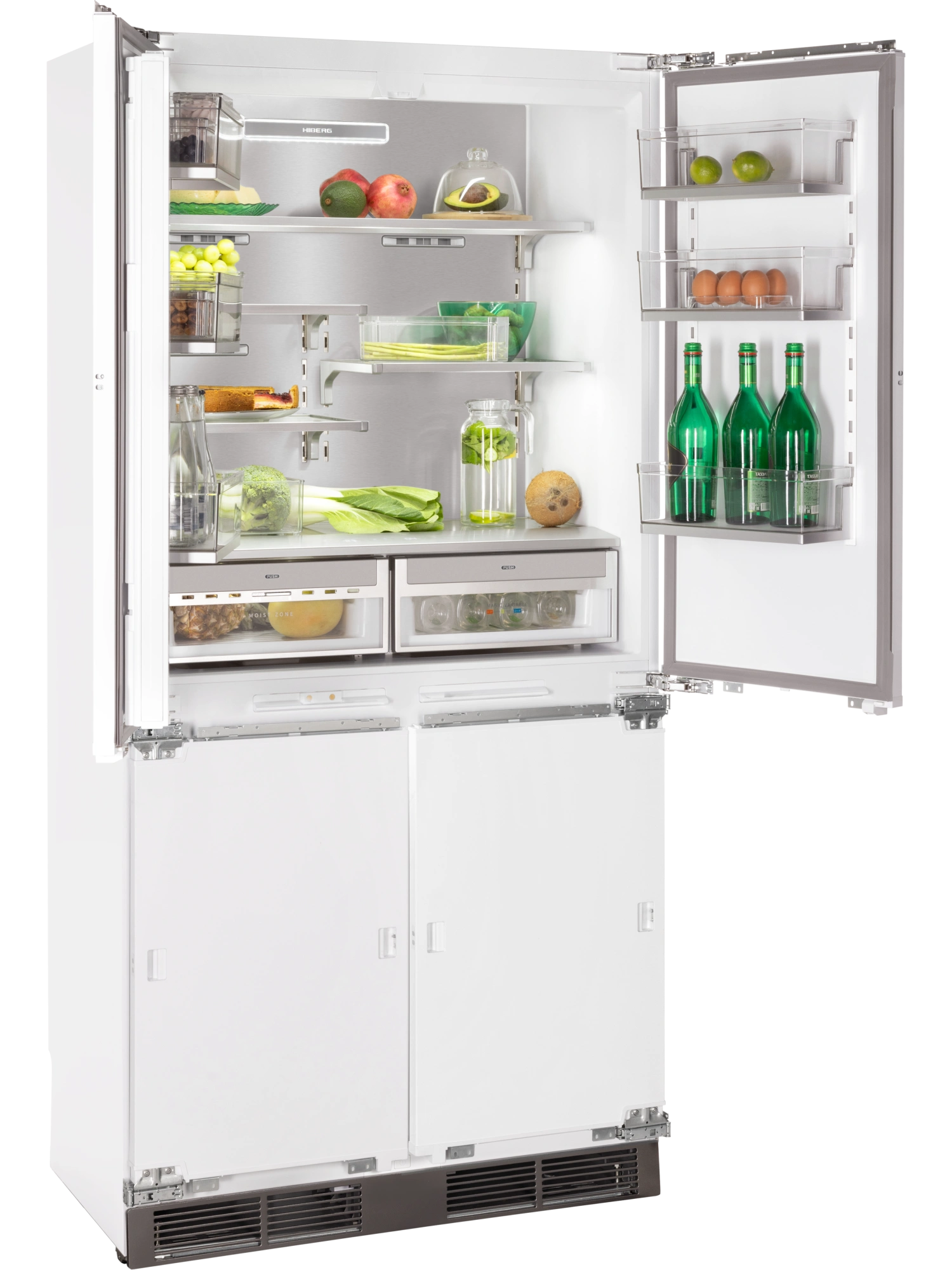  Встраиваемый холодильник HIBERG S-RFQ 800 W inverter